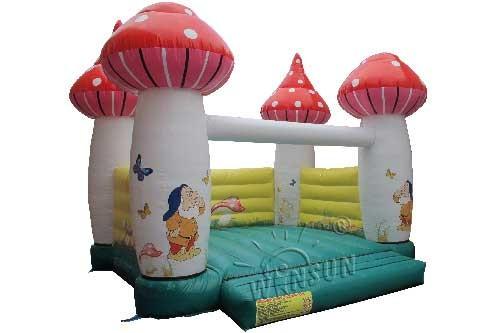 Buy cheap Mushroom Style Kids Blow Up Bounce House Customized Size Accepted from wholesalers