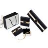Buy cheap Small Decorative Black Jewellry Box , Earring Necklace Bracelet Storage Box With Velvet Inner Cushion from wholesalers