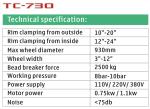 Automatic Tyre Changer Automotive Service Equipment