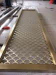 Gold Stainless Steel Perforated Panels For Sunshades/Louver/Window Screen