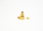 50Ohm Female Right Angle SMPM RF Connector Gold Plated Coaxial Mini SMP