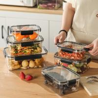 Buy cheap Airtight Plastic Leak Proof Lunch Containers Stackable Sustainable product