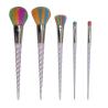Buy cheap Rainbow Hair Makeup Brushes Set Unicorn Inspiration Designed Handle from wholesalers