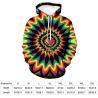 Buy cheap Color Rainbow Printed Hoodie Tie Dye Sweatshirt Fashion Graphic Pullover For Men Women from wholesalers