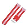 Buy cheap Double Color Customize Silicone Rubber Watch Strap Bands 20mm Fashion from wholesalers