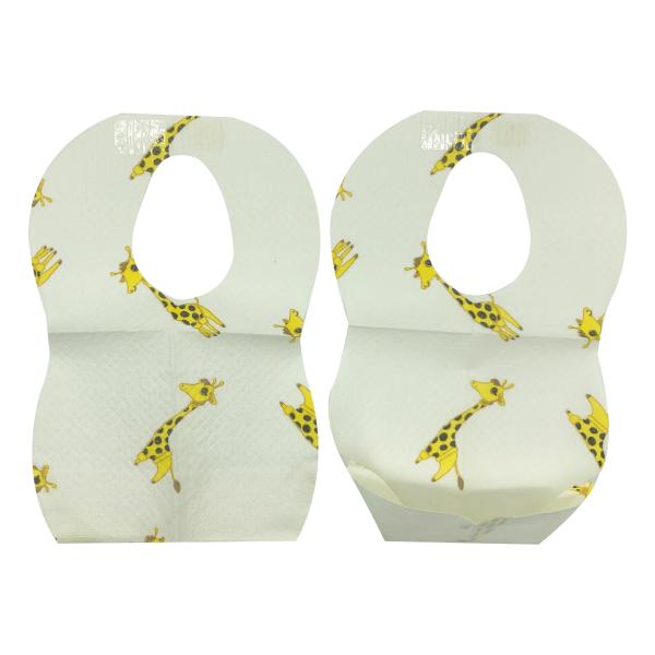 Buy cheap OEM Printed 36*66cm Disposable Child Bibs from wholesalers