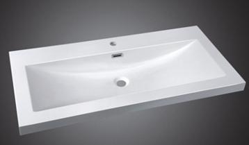 Buy cheap Black bathroom cabinet,high glossy lacquer bathroom cabinet,Acrylic basin vanity from wholesalers