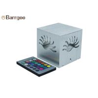 Buy cheap Spiral Square 1W 3W Indoor LED Wall Light Hollow Aluminum RGB Colorful product