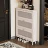 Buy cheap Popular Simple Ultra-Thin Tipping Bucket Rattan Shoe Storage Cabinet For Home Entrance, Exterior Door, Elevator Aisle from wholesalers