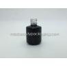 Buy cheap hot sale thick and strong powder coating gel bottle 15ml shiny black round shape gel polish bottle nail polish packaging from wholesalers