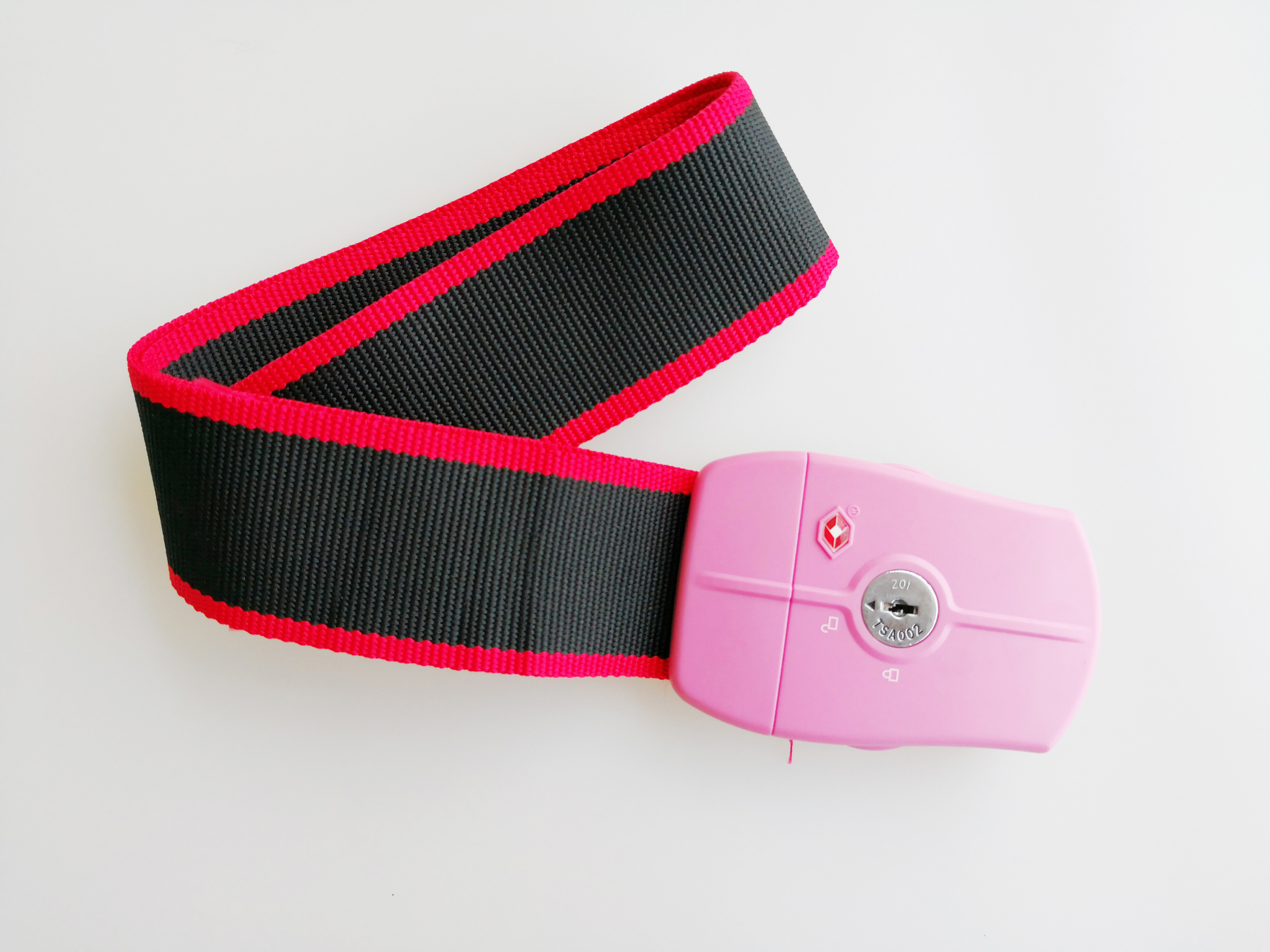 164.1g TSA Luggage Strap Lock PC Material 3 Dials Surface With Tin Point