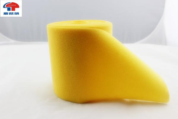 Buy cheap Yellow Nylon Loop Fabric from wholesalers
