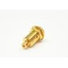 Buy cheap Female Socket Bulkhead MCX RF Connector Panel Mount Coaxial Connectors from wholesalers