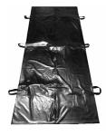 Body Bags, CE Death Body Bag For Virus Infected Patient Black Body Mortuary Bags