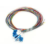 Buy cheap 12 Color Fiber Optic Cable Pigtail Set Singlemode G652D G657A1 LCUPC SM Simplex product
