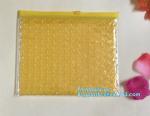 Flat bottom zip lock tin tie food packaging aluminum foil bubble bag, Air Bubble