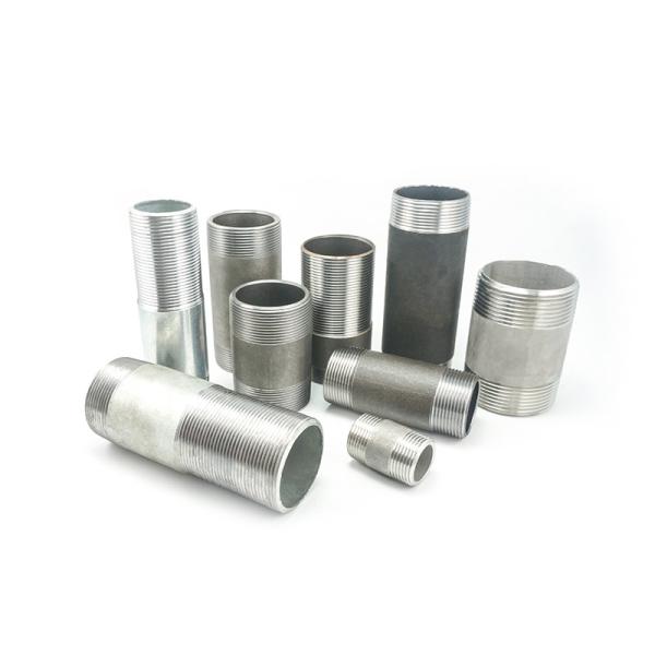 Buy cheap 2 Inch Galvanised Carbon Steel Nipple Steel Water Pipe Fittings Casting Technics from wholesalers