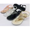 Buy cheap T Shape sequin Fashion Thong Women Flat Size 36-41 Women Jelly Flip Flops Sandal TIANO from wholesalers