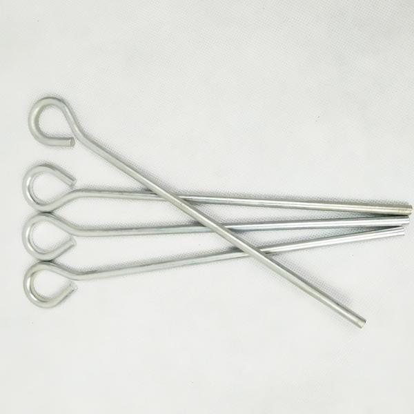 Buy cheap 6.0MM thick steel pins galvanized surface good price outdoor Hardware from wholesalers