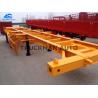 Buy cheap 3 Axles 40 Tons Skeletal Container Trailer , Semi Trailer Storage Containers 40 Feet from wholesalers