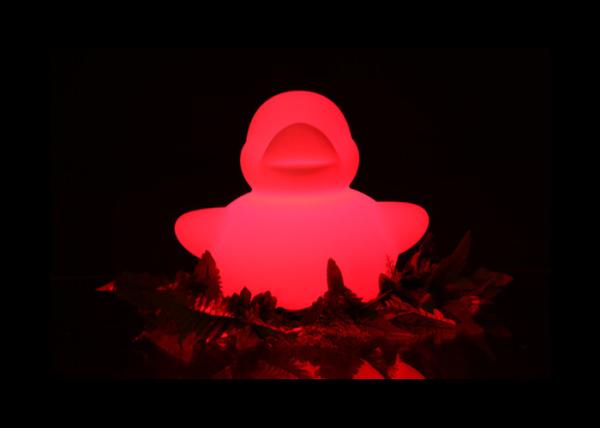 Waterproof Led Glow In The Dark Ducks 16 Kinds Color Changed For Party