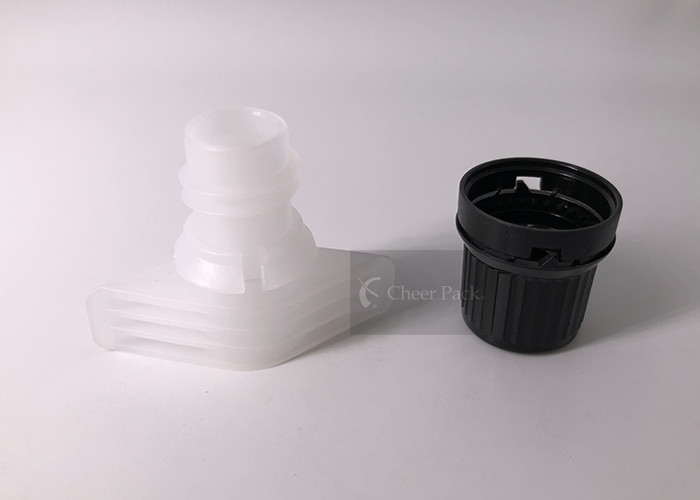 Diameter 9.6mm Matetrial PE White Color Plastic Spout Cap For Jelly Bag