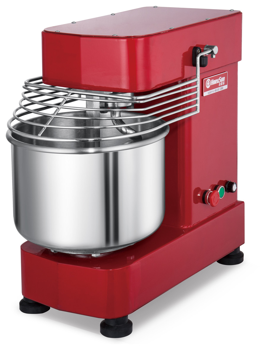 Kitchen Tabletop Small Spiral Mixer 220V 25r/Min with Stainless Steel Bowl