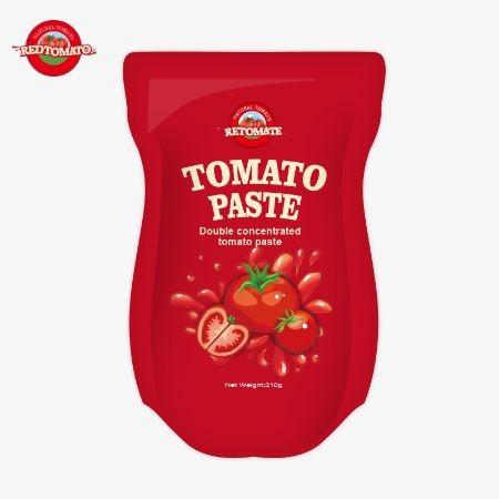 Buy cheap The 210g Stand-Up Sachet Of Tomato Paste Meets ISO HACCP BRC And FDA Production Standards from wholesalers