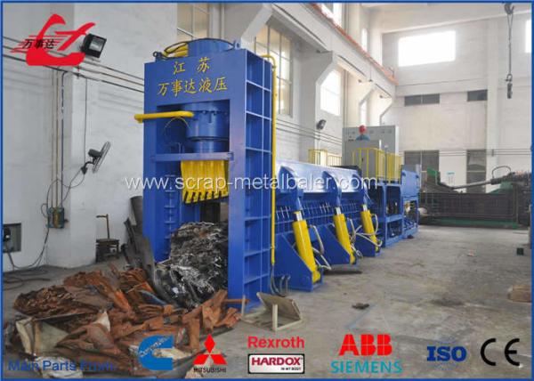 Buy cheap Heavy Duty Huge Horizontal Hydraulic Scrap Metal Recycling Machine For Steel Plant from wholesalers