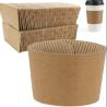 Buy cheap Biodegradable Corrugated Paper Cup Sleeve Compatibility Fits Most Cup Sizes from wholesalers
