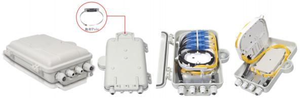 Buy cheap Wall / Pole-mounted Optical Fiber Distribution Box 12PCS SC / LC from wholesalers