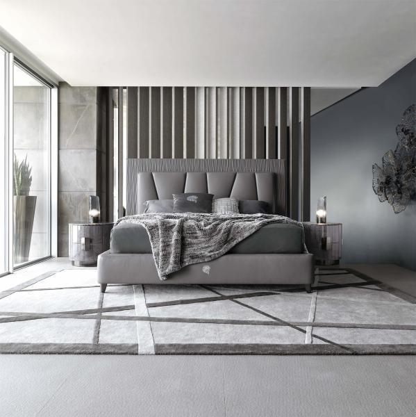 Buy cheap OEM Modern Bedroom Furniture Sets Matted Leather Bedroom Queen Size Bed from wholesalers