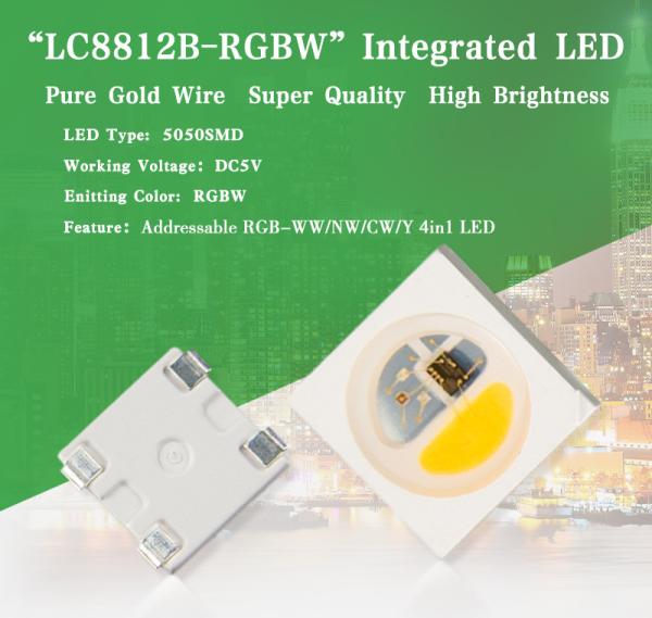 Buy cheap RGBW 4in1 5050 SMD Full Color Built-in IC LED Chip SK6812RGBW from wholesalers