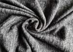 Cation Recycle Polyester Spandex Fabric Melange Single Jersey Material
