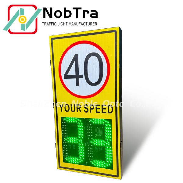 Buy cheap Solar Radar Speed Sign IP54 Weatherproof Lithium Battery Stock Options from wholesalers