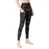 Buy cheap Flatlock Stitching 7/8 Yoga Leggings Camo Sports Leggings skin friendly from wholesalers