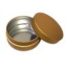Buy cheap 80*34mm Child Resistant Round Metal Tin With Lid Food Packaging from wholesalers