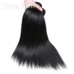 Silky Straight Indian Hair Weave / Long Remy Hair Extensions No Lice