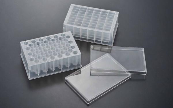 Buy cheap 3.5ml 48 Deep Well Plate , 4.6ml Robotic Samplers Siliconized Polypropylene Tube from wholesalers