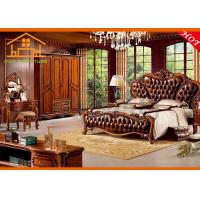 Buy cheap antique solid wooden luxury bedroom furniture set royal furniture bedroom sets product