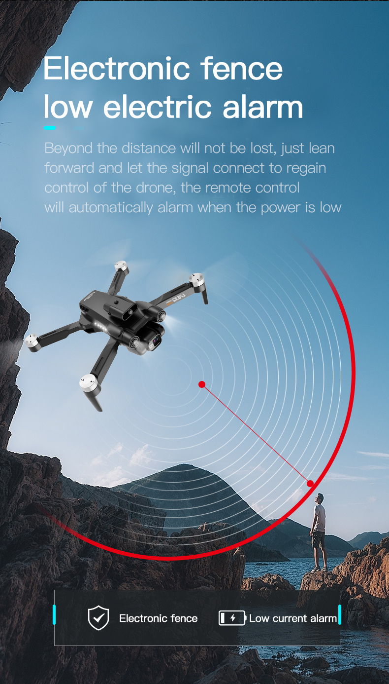 Multi-angle Shot Lf 632 Obstacle Avoidance Recognition Drone With Maximum Flight Time 13 Minutes Design Drone 3D Flip