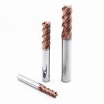 High Wear Resistance Composite Coating End Mill Cutter Carbide For Hard Material