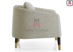 Wood 0.5cbm Fabric Upholstered Easy Chair 64*60*76cm