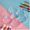Buy cheap 7"L X 7"W Transparent Kids Plastic Paint Tray Holder For Oil Watercolor Painting from wholesalers