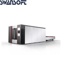Buy cheap Fiber laser cutter 4015 High power fiber laser 3000W cutting enclosed IPG product