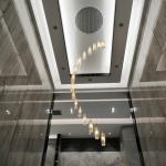 Long Crystal Staircase Chandelier Modern Design Indoor Lighting(WH-NC-100)