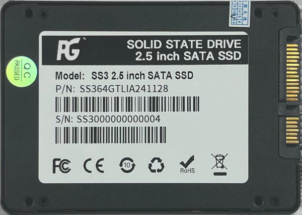 Buy cheap PG Brand 2.5'' SATA SSD Industrial Grade 128GB 256GB 512GB 1TB SSD For Monitor Device from wholesalers