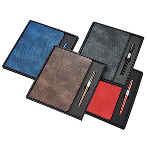 Buy cheap Custom Logo A5 Leather Business Office Stationery Sewing Binding Notepad Gift Box Set from wholesalers