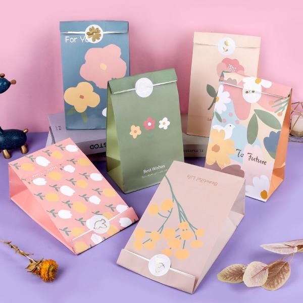 Buy cheap Custom gift bag Valentine's Day birthday gift bag Kraft paper bag Birthday gift packaging bag Storage paper bag from wholesalers
