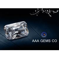 Buy cheap White / Colorful Radiant Cut Moissanite 2.62ct Hardness 9.2 To 9.5 product
